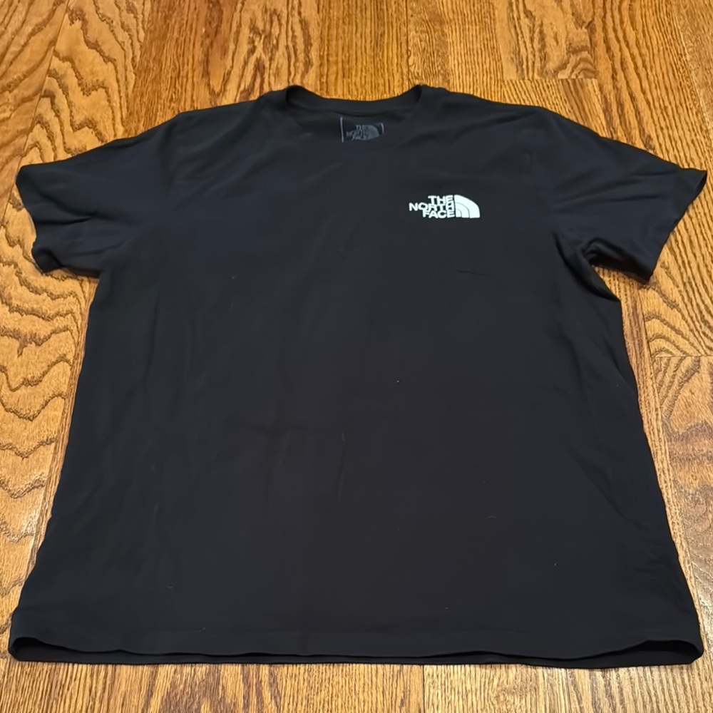 The North Face Black and White Short Sleeve Tee